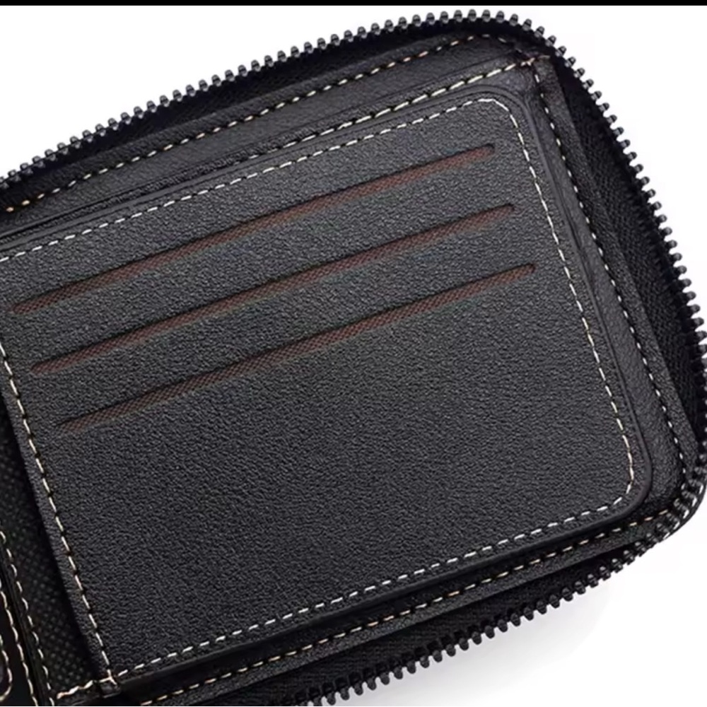 Pure Leather Brown Wallet - Picture 7 of 9